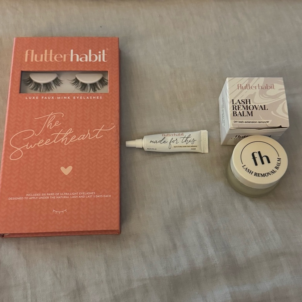 Flutter Habit Luxe Faux-Mink Eyelashes Set